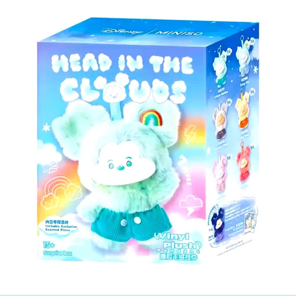 MINISO X DISNEY ✨Head in the Clouds Plush Keychain ☁️